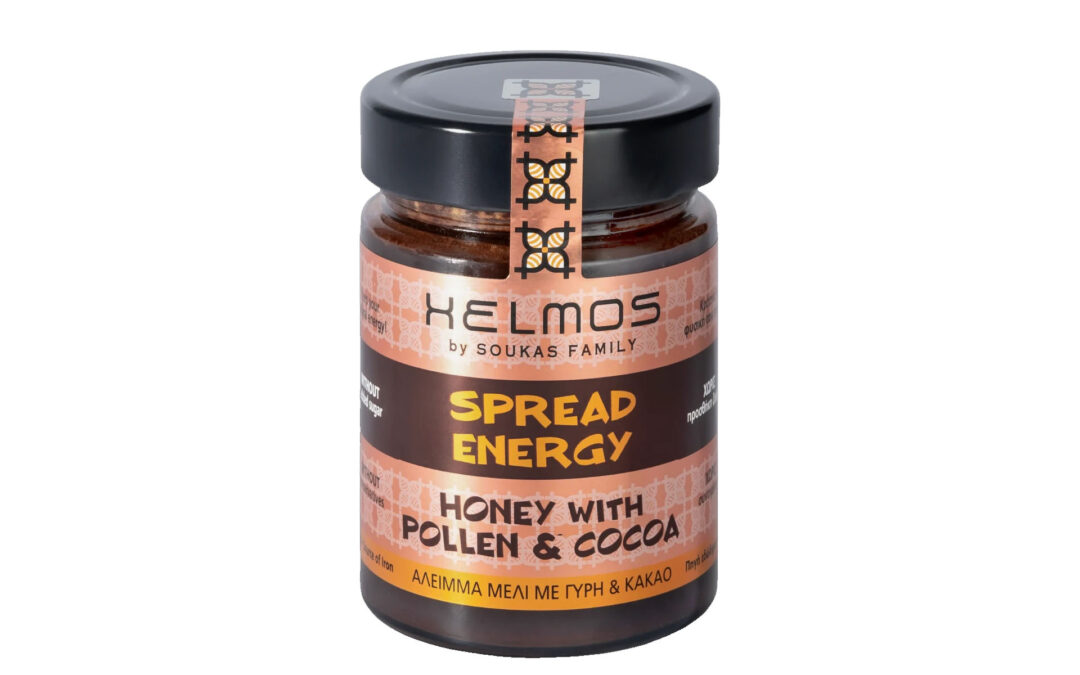 HELMOS Spread Energy honey spread with pollen & cocoa
